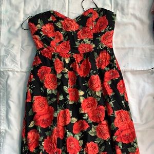 Roses forever 21 maxi dress
